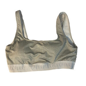 PINK Victoria’s Secret Light Green Ultimate Lightly Lined Sports Bra Women Sz M